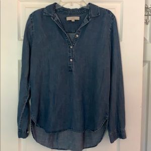 Denim blouse from the Loft size M